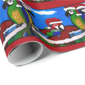 PARTY PARROTS GESCHENKPAPIER (Rolleneckpunkt)