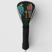 PARTY PARROTS GOLF HEADCOVER (Vorderseite)