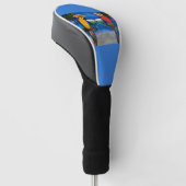 PARTY PARROTS GOLF HEADCOVER (angewinkelt)