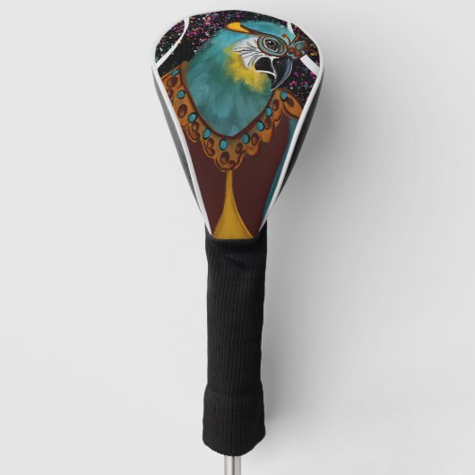 PARTY PARROTS GOLF HEADCOVER (Vorderseite)