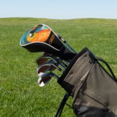 Party Parrots Golf Headcover (In SItu)