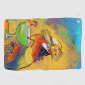 Party Parrots Golfhandtuch (Horizontal)