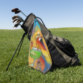 Party Parrots Golfhandtuch (Gras)