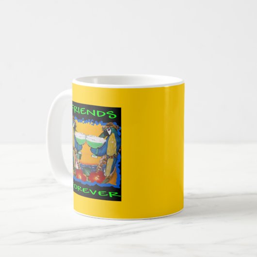 Party Parrots Kaffeetasse (Vorderseite Links)