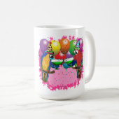 PARTY PARROTS KAFFEETASSE (VorderseiteRechts)