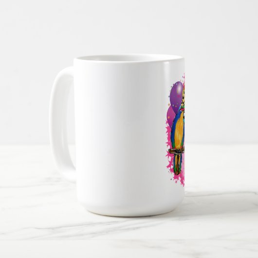 PARTY PARROTS KAFFEETASSE (Vorderseite Links)