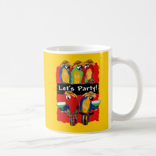 PARTY PARROTS KAFFEETASSE (Rechts)