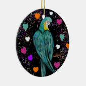PARTY PARROTS KERAMIK ORNAMENT (Rechts)