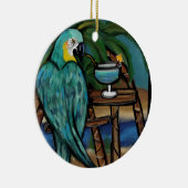 Party Parrots Keramik Ornament (Rechts)