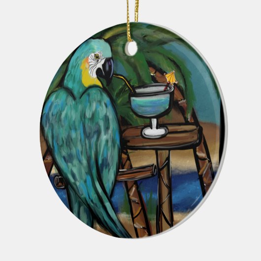 Party Parrots Keramik Ornament (Links)