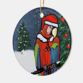 PARTY PARROTS KERAMIK ORNAMENT (Links)