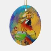 Party Parrots Keramik Ornament (Rechts)