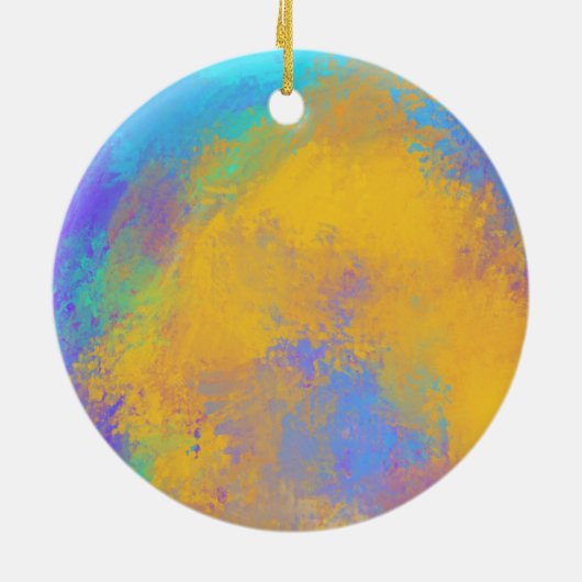 Party Parrots Keramik Ornament (Hinten)