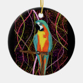 PARTY PARROTS KERAMIK ORNAMENT (Vorne)