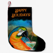 Party Parrots Kleiner Weihnachtsstrumpf (Vorderseite)