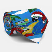PARTY PARROTS KRAWATTE (Gerollt)