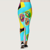 Party Parrots Leggings (Rückseite)