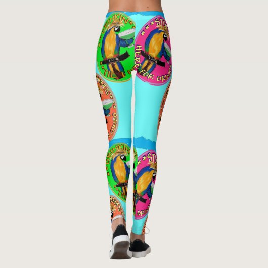 Party Parrots Leggings (Rückseite)