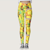 Party Parrots Leggings (Vorderseite)