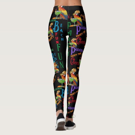 Party Parrots Leggings (Rückseite)
