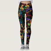 Party Parrots Leggings (Vorderseite)