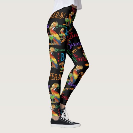 Party Parrots Leggings (Rechts)
