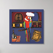 PARTY PARROTS LEINWANDDRUCK (Vorderseite)