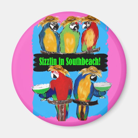 PARTY PARROTS MAGNET (Vorne)