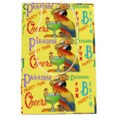 Party Parrots Mittlere Geschenktüte (Vorderseite)