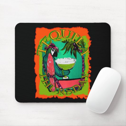 Party Parrots Mousepad (Mit Mouse)