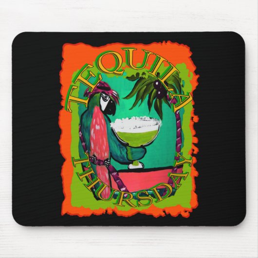 Party Parrots Mousepad (Vorne)
