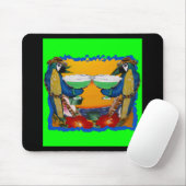 Party Parrots Mousepad (Mit Mouse)