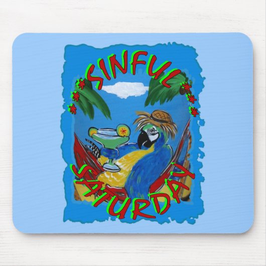 Party Parrots Mousepad (Vorne)
