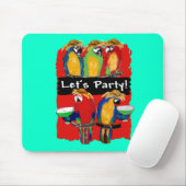 PARTY PARROTS MOUSEPAD (Mit Mouse)