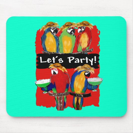 PARTY PARROTS MOUSEPAD (Vorne)