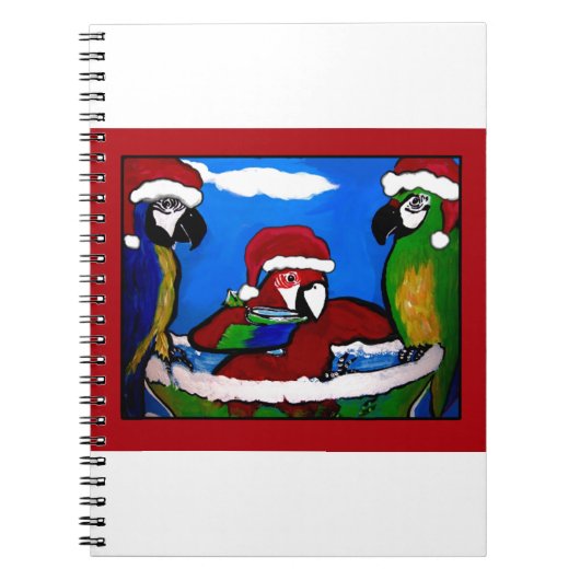 PARTY PARROTS NOTIZBLOCK (Vorderseite)