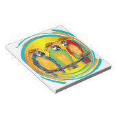PARTY PARROTS NOTIZBLOCK (angewinkelt)