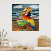 Party Parrots Poster (Küche)