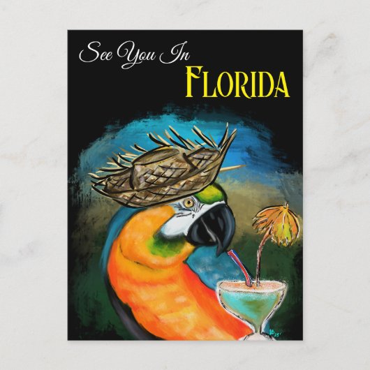 Party Parrots Postkarte (Vorderseite)