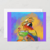Party Parrots Postkarte (Vorne/Hinten)