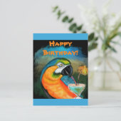 Party Parrots Postkarte (Stehend Vorderseite)