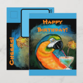 Party Parrots Postkarte (Vorne/Hinten)