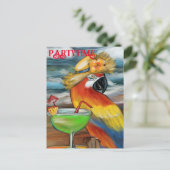 Party Parrots Postkarte (Stehend Vorderseite)