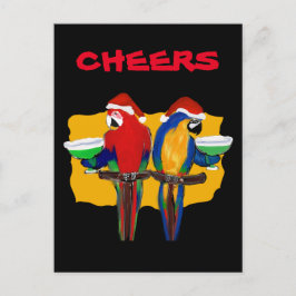 PARTY PARROTS POSTKARTE