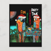 PARTY PARROTS POSTKARTE (Vorderseite)