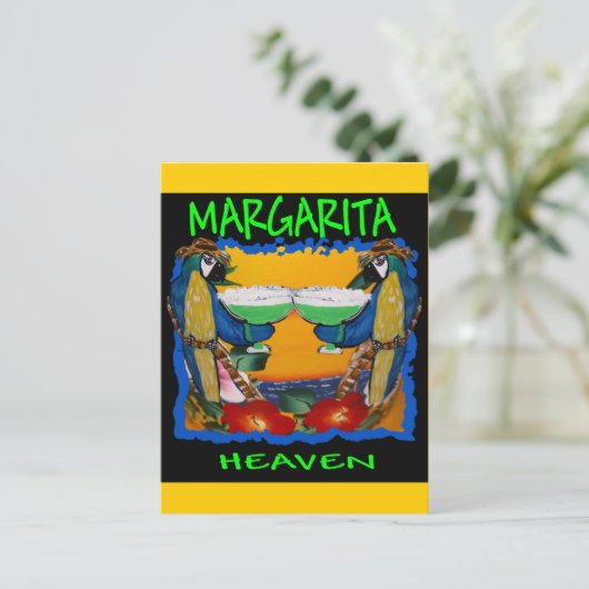 Party Parrots Postkarte (Stehend Vorderseite)