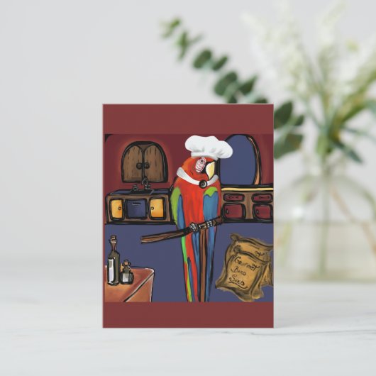 PARTY PARROTS POSTKARTE (Stehend Vorderseite)