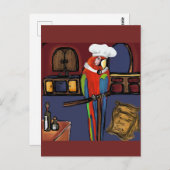 PARTY PARROTS POSTKARTE (Vorne/Hinten)