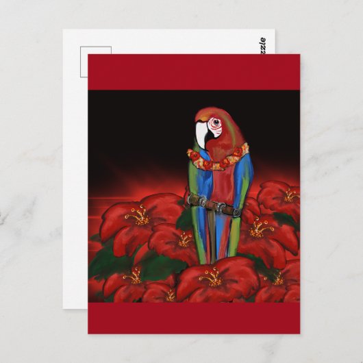 PARTY PARROTS POSTKARTE (Vorne/Hinten)