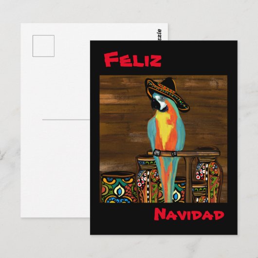 PARTY PARROTS POSTKARTE (Vorne/Hinten)